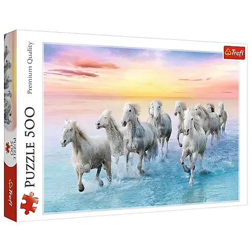 Trefl Puzzle Gallopierende Pferde (500Teile)