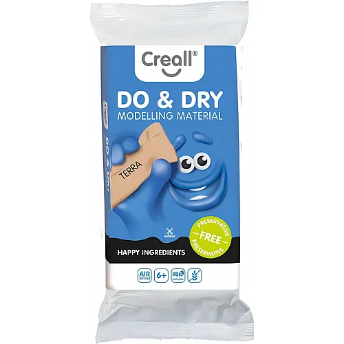 Creall Do&Dry Modelliermasse Konservierungsfrei Terra, 500gr.