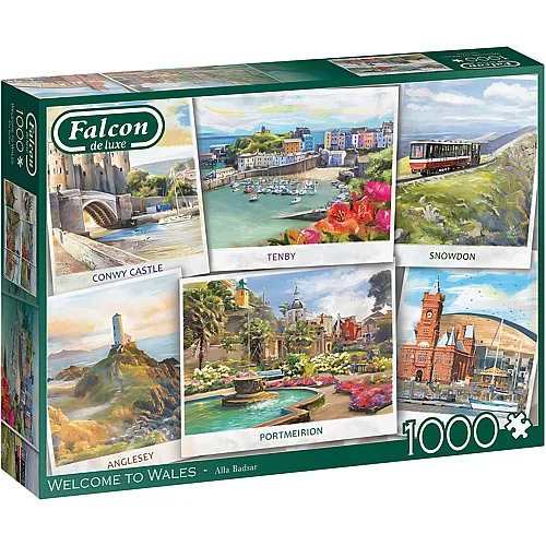 Falcon Puzzle Alla Badsar Welcome to Wales (1000Teile)