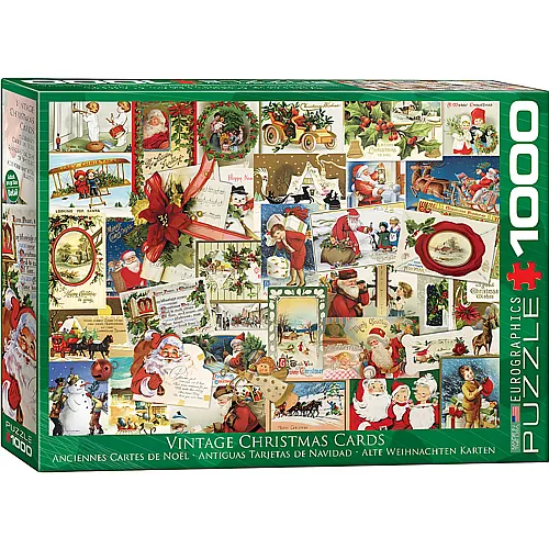 Eurographics Puzzle Weihnachtskarten (1000Teile)