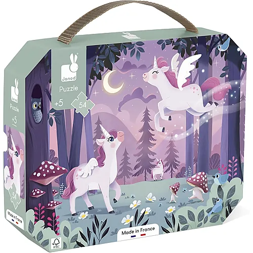 Janod Puzzle Einh�rner - 54 Teile