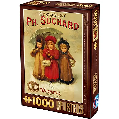 Vintage Posters: Chocolats Ph. Suchard 1000Teile