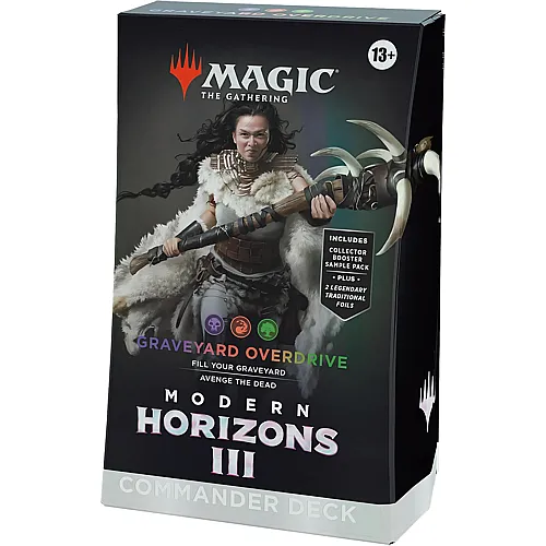 Magic The Gathering Modern Horizons 3 Commander Deck - Graveyard Overdrive - English