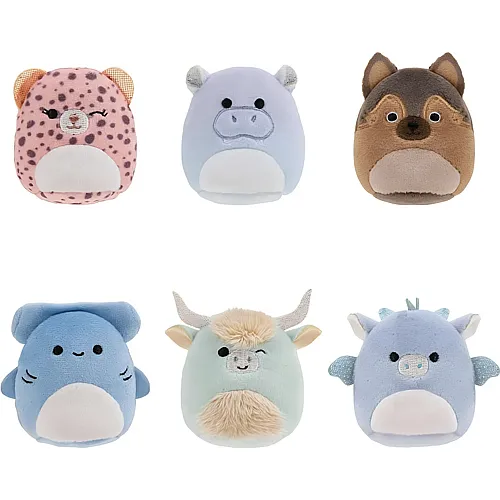 Squishmallows Squishville 6-Pack Hochschul Squad - 5 cm