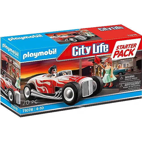 PLAYMOBIL City Life Starter Pack Hot Rod (71078)