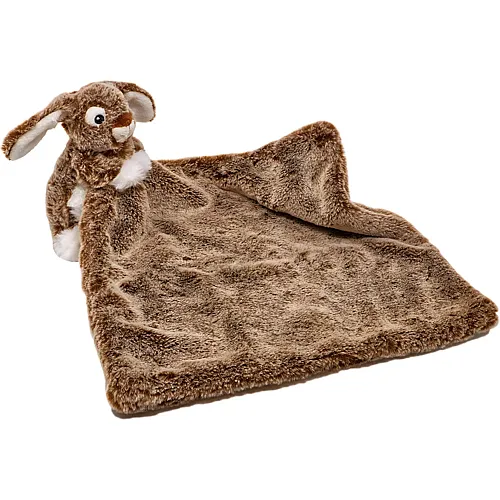 Mollis Schnuffeltuch Hase Braun - 30 x 30 cm