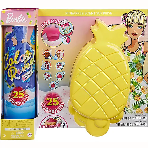 Barbie Color Reveal Foam Reveal Pineapple