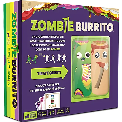 Exploding Kittens Zombie Burrito - Italiano