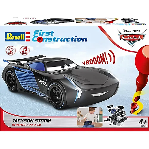 Revell First Construction Disney Cars Jackson Storm mit Light & Sound