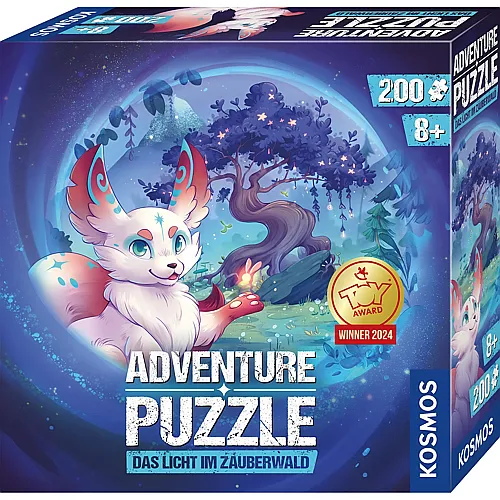 Adventure Puzzle - Das Licht im Zauberwald - 200 Teile