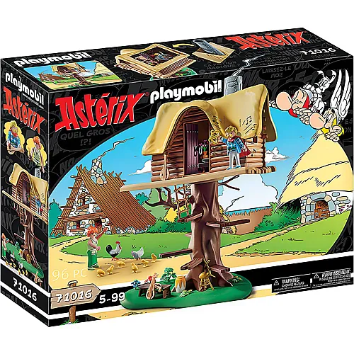 PLAYMOBIL Asterix Troubadix mit Baumhaus (71016)