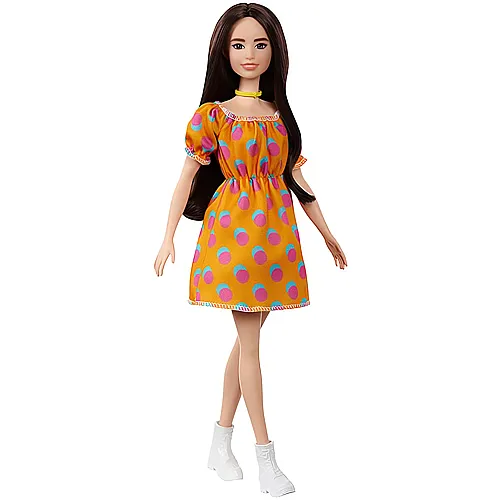 Barbie Fashionistas Puppe im schulterfreien Polka-Dot Kleid (Nr.160)