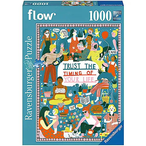 Ravensburger Puzzle flow Trust Timing of your Life (1000Teile)