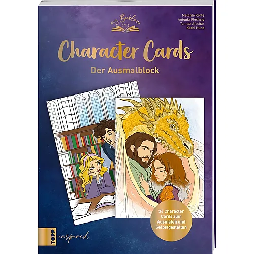 Frechverlag My Booklove Character Cards Malbuch