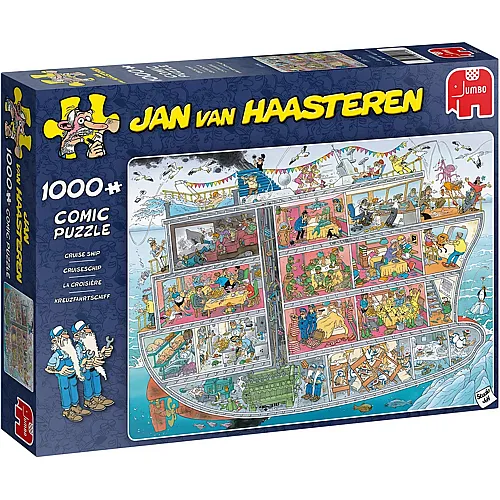 Jumbo Puzzle Jan van Haasteren - Kreuzfahrtschiff - 1000 Teile
