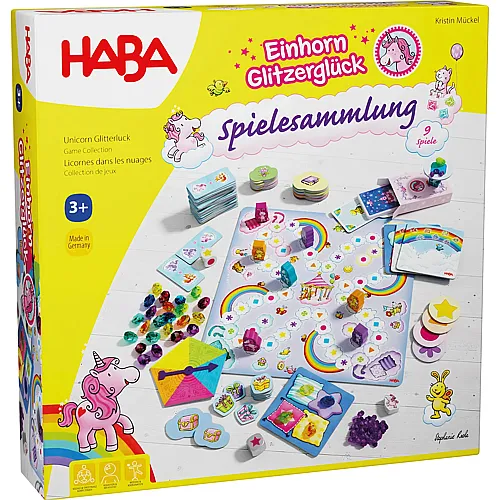 HABA Einhorn Glitzerglck  Spielesammlung (mult)