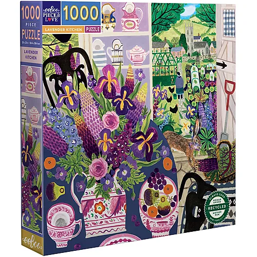 eeBoo Puzzle Lavender Kitchen (1000Teile)
