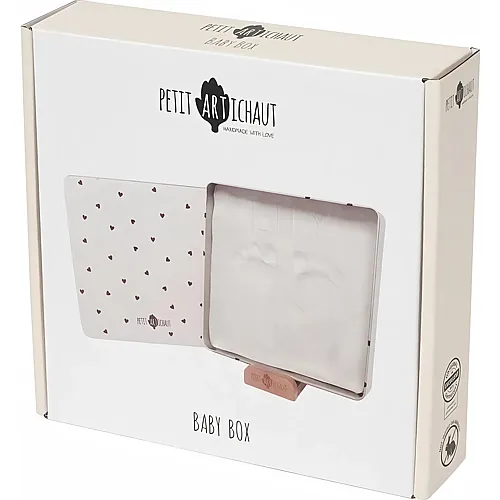 Petit Artichaut Baby Box Quadratisch - Jolis Coeurs