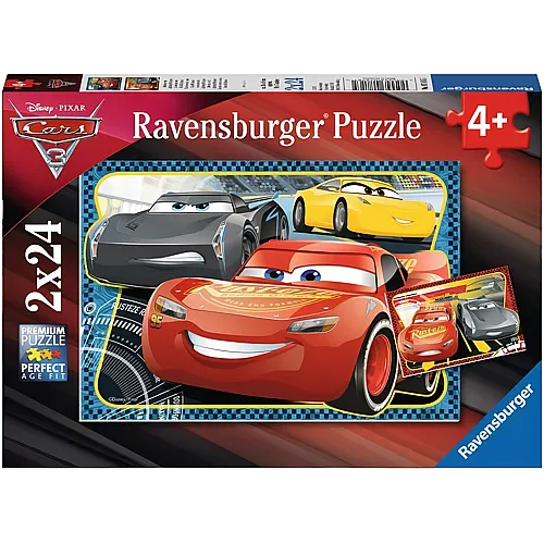 Ravensburger Puzzle Abenteuer mit Light McQueen - 24 Teile