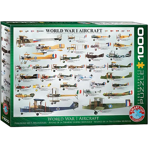 Flugzeuge des 1. Weltkrieges 1000Teile