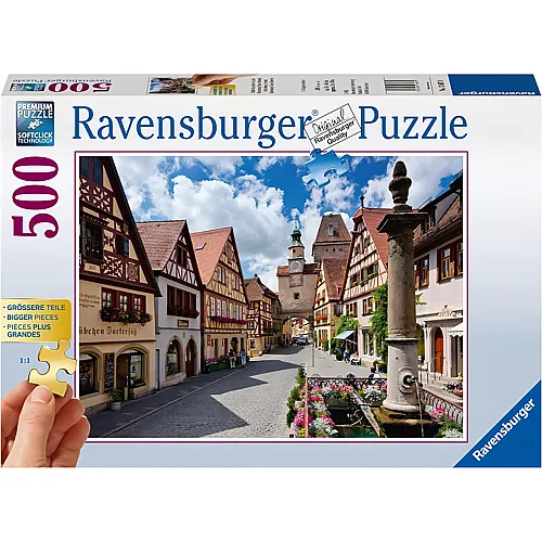 Ravensburger Puzzle grosse Teile Rothenburg ob der Tauber (500Teile)