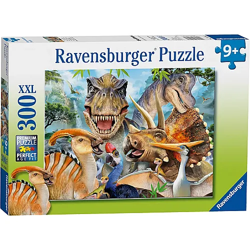 Ravensburger Puzzle Dino Selfies - 300 Teile
