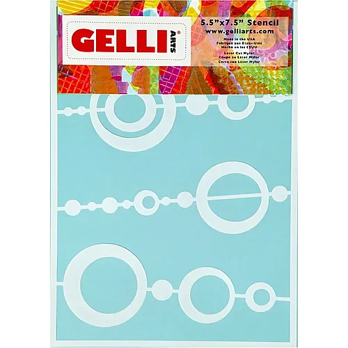 Gelli Arts Gelli Plate - Motiv-schablonen Beads 12.7 X 17.8cm