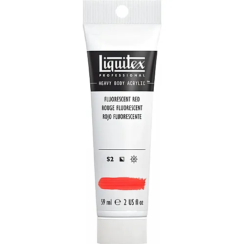 Liquitex Lqx Prof. Heavy Body Acrylfarbe 59ml Tube Fluo Rot