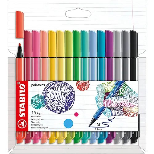 Stabilo PointMax - 15 Teile
