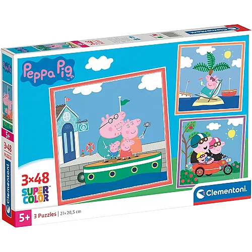3in1 Peppa Pig 48Teile