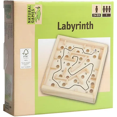 Natural Games Holz Labyrinth
