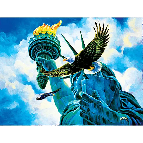 SunsOut Puzzle Joseph Burgess Spirit of Freedom (500Teile)