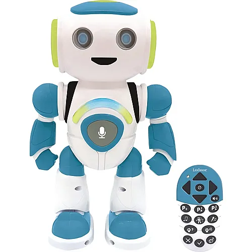 Lexibook POWERMAN Junior sprechender Lern-Roboter mit Quiz, Musik und Fernbedienung (Franzsisch)