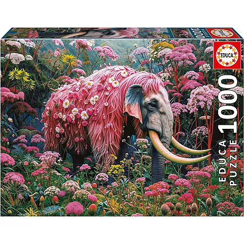 Educa Puzzle Blumenelefant - 1000 Teile