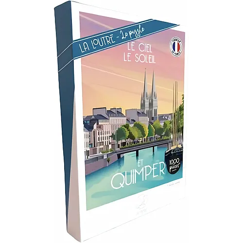 La Loutre Puzzle Le Ciel Le Soleil et QUIMPER - 1000 Teile