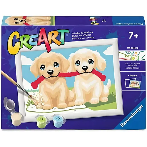 Ravensburger CreArt Spielende Welpen
