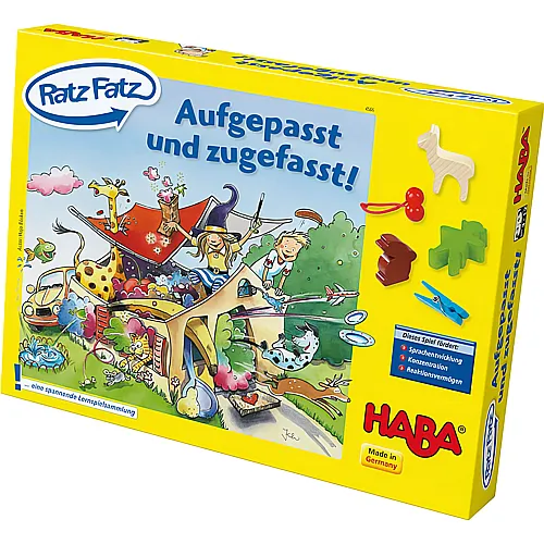 HABA Spiele Ratz-Fatz Aufgepasst und zugefasst