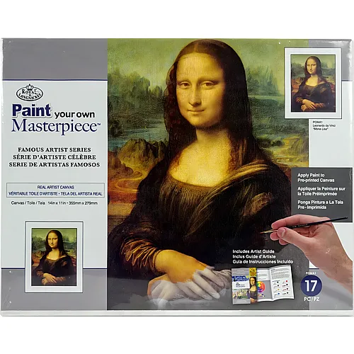 Royal & Langnickel R&l Pbn Masterpiece Famous Mona Lisa