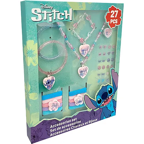 Kids Licensing Lilo & Stitch Haar- und Schmuck-Set - 27 Teile
