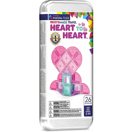 Magna-Tiles Heart to Heart Travel Set