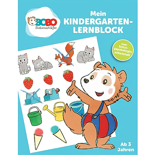 Bobo Siebenschläfer Kindergarten-Lernblock