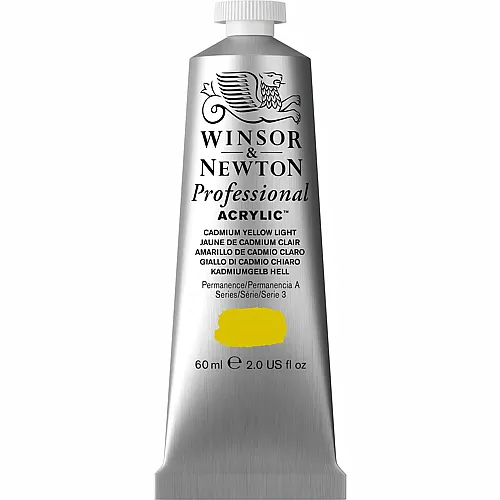 Winsor & Newton W&n Prof. Acrylfarbe 60ml Tube Kadmiumgelfb Hell