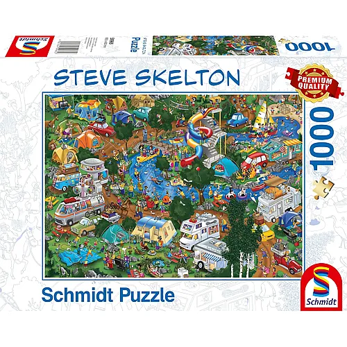 Schmidt Puzzle Steve Skelton Auszeit vom Alltag (1000Teile)