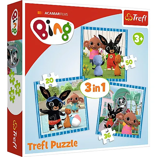 Trefl Bing 3 en 1 - 20 pi�ces