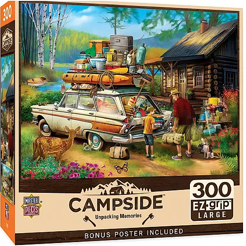 Master Pieces Puzzle Campside Erinnerungen auspacken - 300 Teile