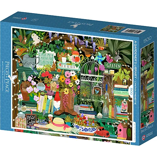 Pieces & Peace Puzzle Bibliothek des G�rtners (1500Teile)