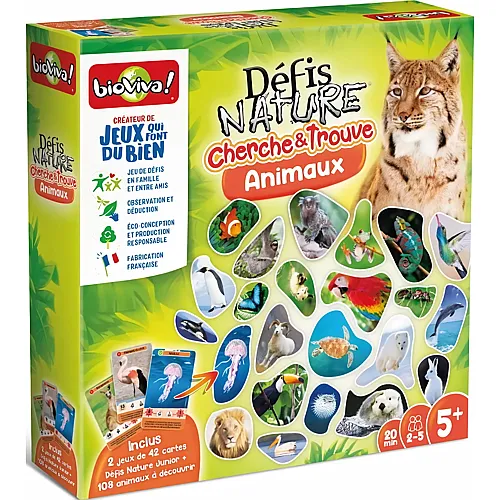 Bioviva D�fis Nature Defis Nature Cherche&trouve Les Animaux (FR)