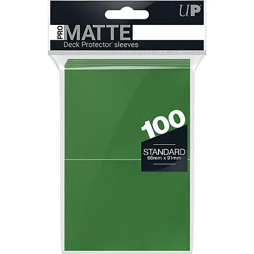 Ultra Pro PRO-Matte Deck Protector Standard Grn (100Teile)
