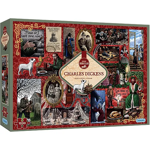 Gibsons Puzzle Book Club - Charles Dickens (1000Teile)