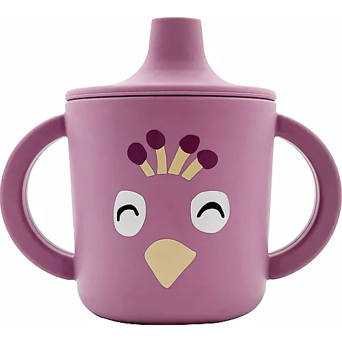 Trixie Silikon Trinklernbecher Pfau